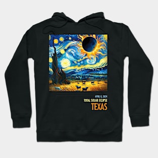 Total Solar Eclipse 2024 Texas Hoodie